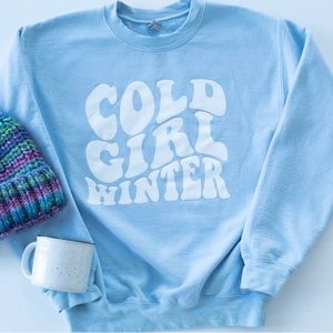 Cold girl sweatshirt